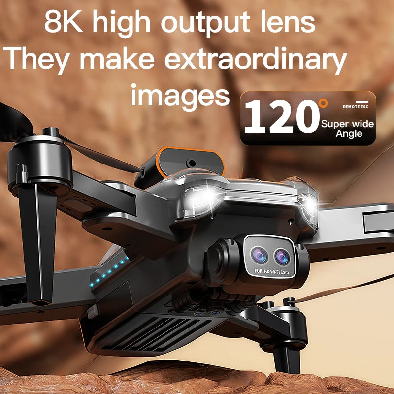 Araso 4K Dual Camera RC Drone With GPS Brushless Motors