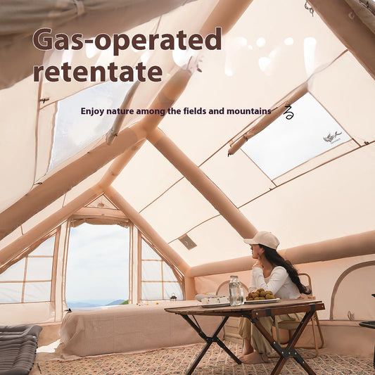 Inflatable Tents For Adult Camping, Luxury Camping Tents, Inflatable Tents With Stove Plug, 4/6/8 Person Family Camping Inflatab