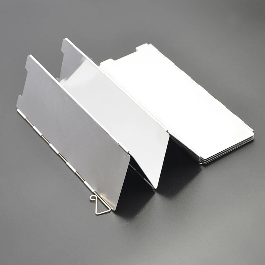 From The Vendor Field Gas Stove Wind Shield Aluminum Foldable
