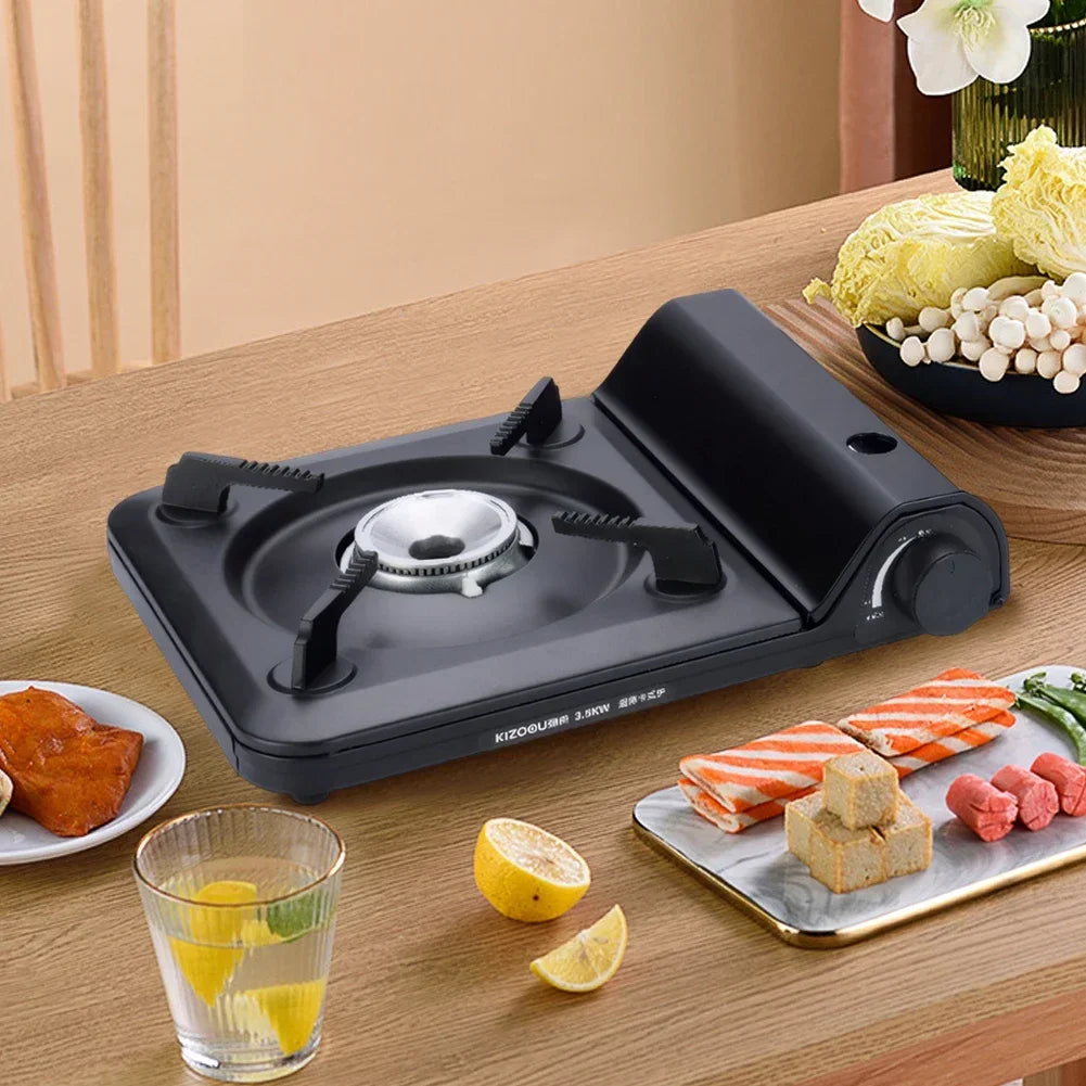 None Portable Gas Stove With Automatic Ignition For Camping