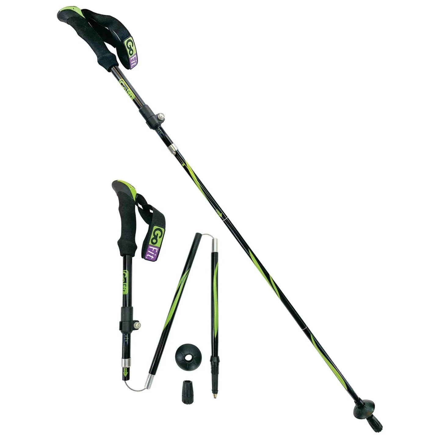 Adjustable Hiking Poles For Balance And Elderly Support Lightweight Durable