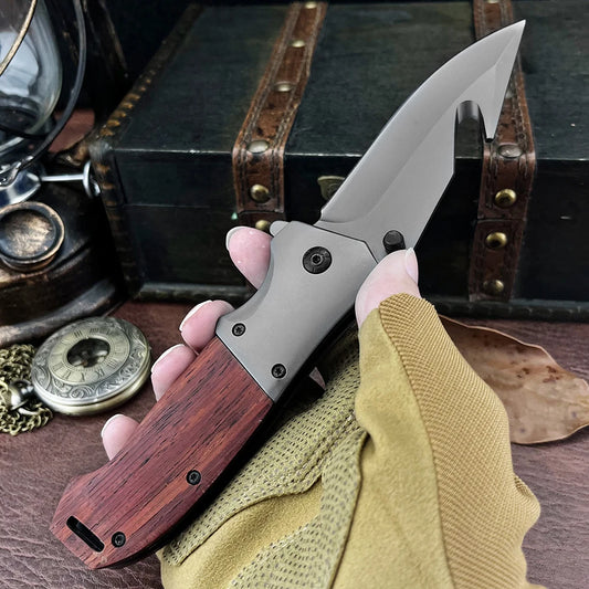 DIY Supplies Wilderness Survival Folding Pocket Knife for Camping