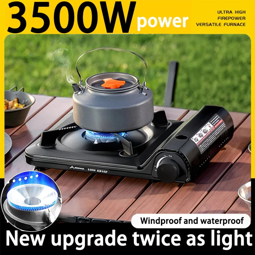 None Portable Gas Stove With Automatic Ignition For Camping