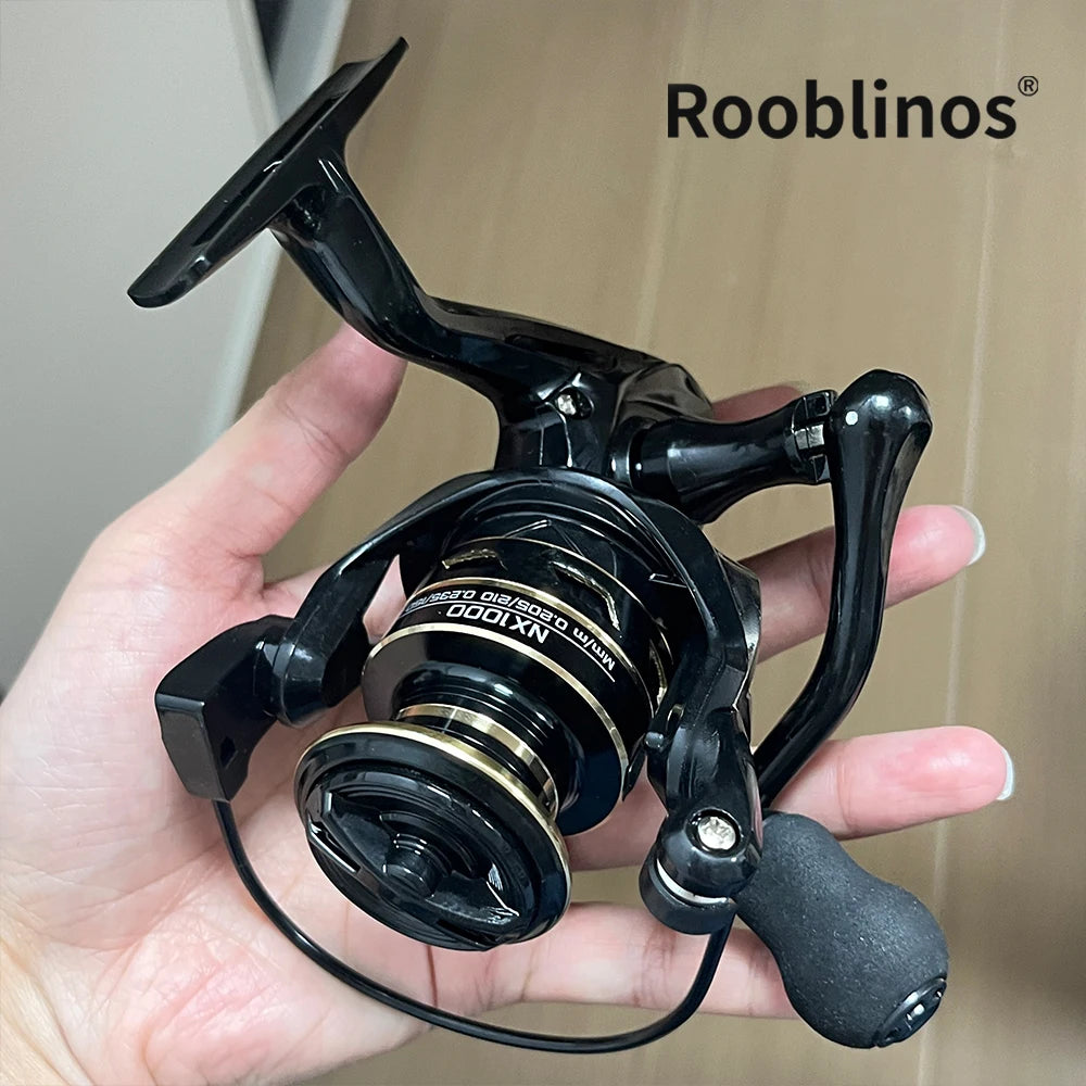 ROOBLINOS NX Fishing Reel Spinning Reel Metal Reel Cup 10KG Max Drag Power Spinning Wheel High Speed Adapt to Any Water Body