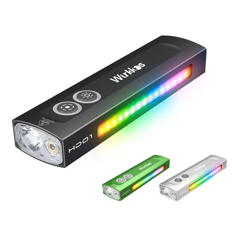 Wurkkos HD01 1200 Lumen Rechargeable Flashlight With RGB