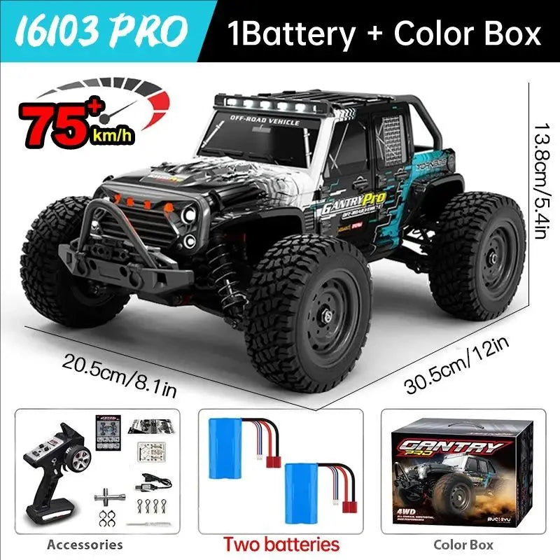 WDSZKMYFCE High Speed 4WD Brushless RC Car Off Road Truck