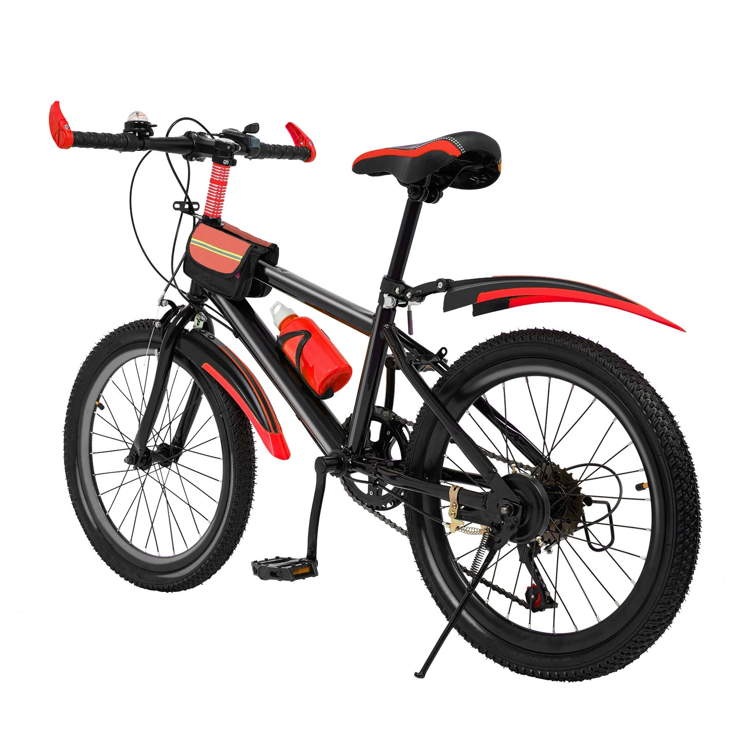 20In 7 Speeds Mountain Bike Adjustable Height Kids Bicycle for Boys, Girls Suit for 130-150cm