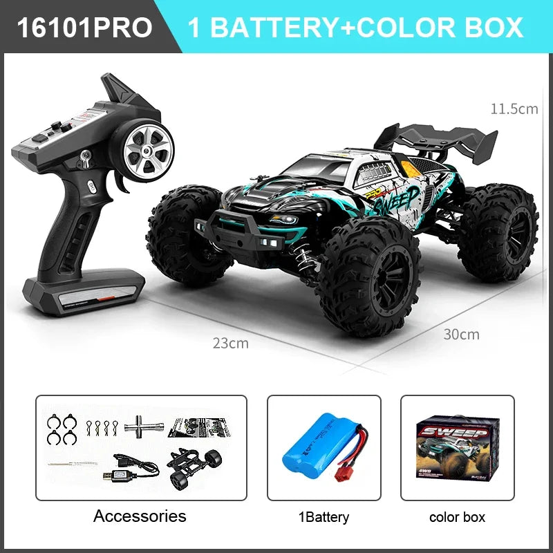 WDSZKMYFCE High Speed 4WD Brushless RC Car Off Road Truck