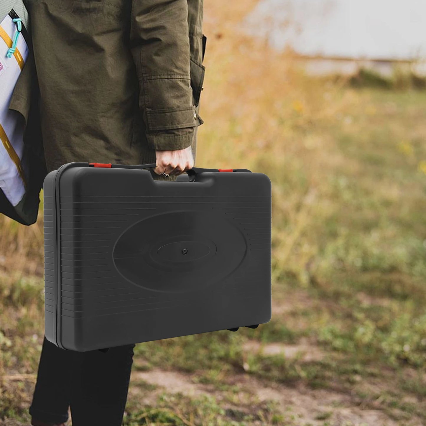 Portable Gas Barbecue Stove With Carrying Case For Camping