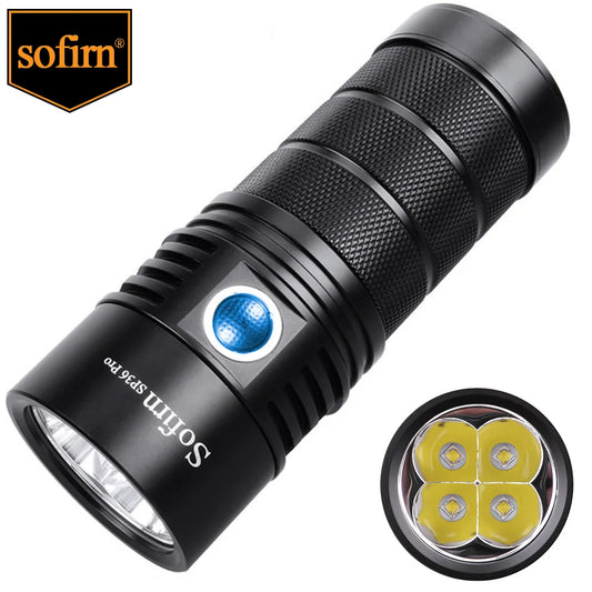 Sofirn SP36 Pro 8000 Lumen LED Flashlight USB C Rechargeable