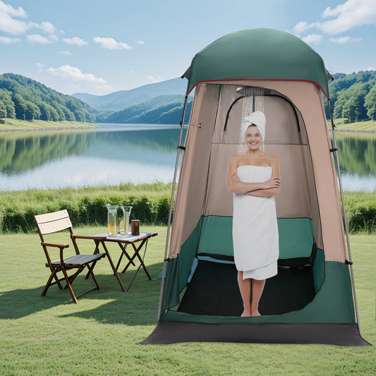 Portable Shower Tent Toilet Tent Outdoor Camping Privacy Shelter For Hiking Picnics Fishing Camping 160x160x240cm