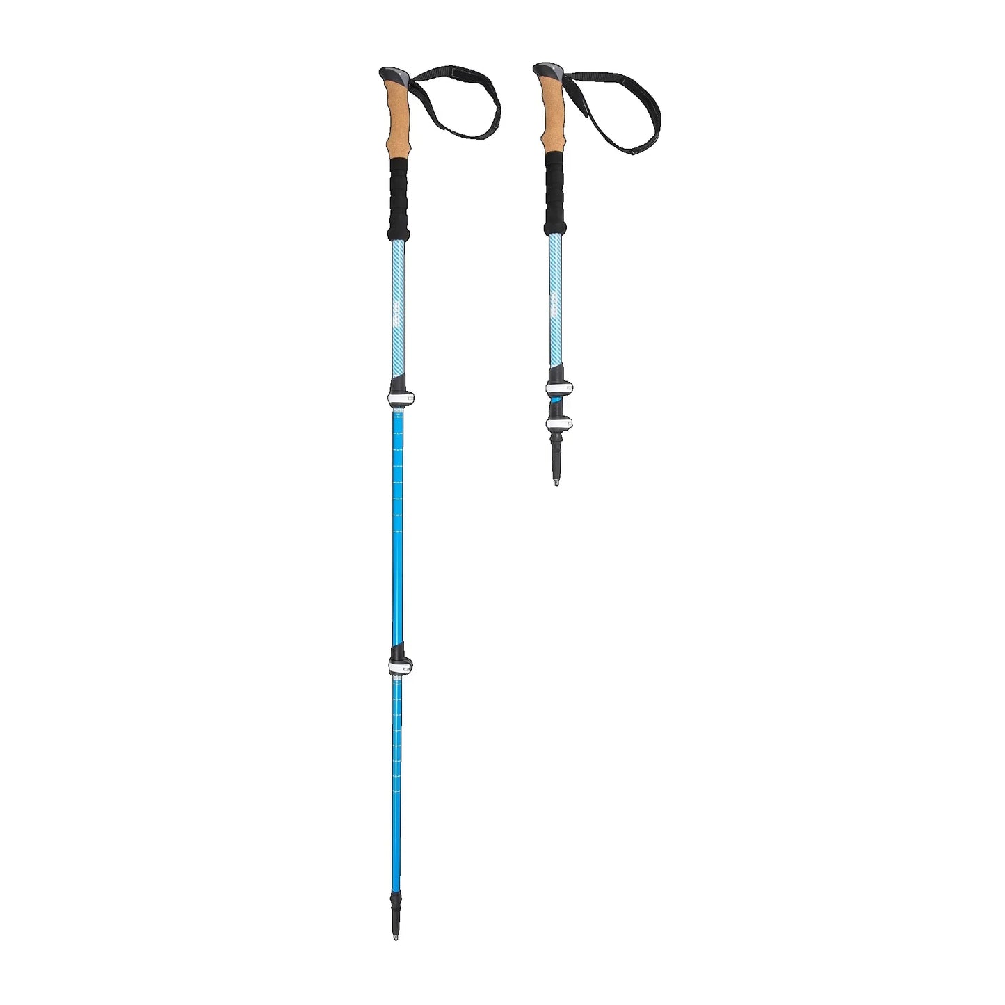 Lightweight Carbon Fiber Trekking Poles Quick Lock Cork Grip