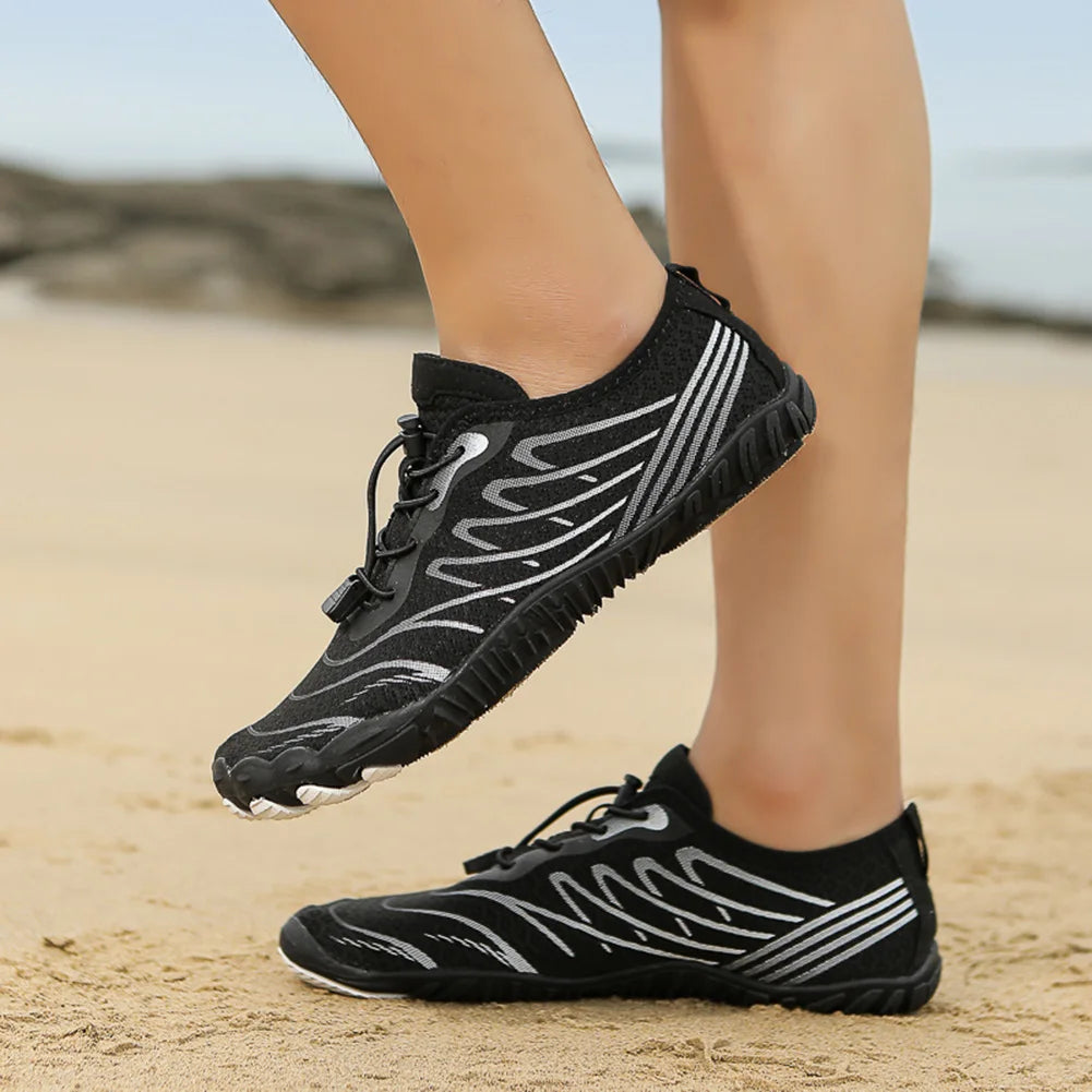 Grounding Shoes with Copper Conductive Grounded Shoes Quick-Dry Breathable Aqua Shoes Flexible Unisex Water Shoes for Men Women