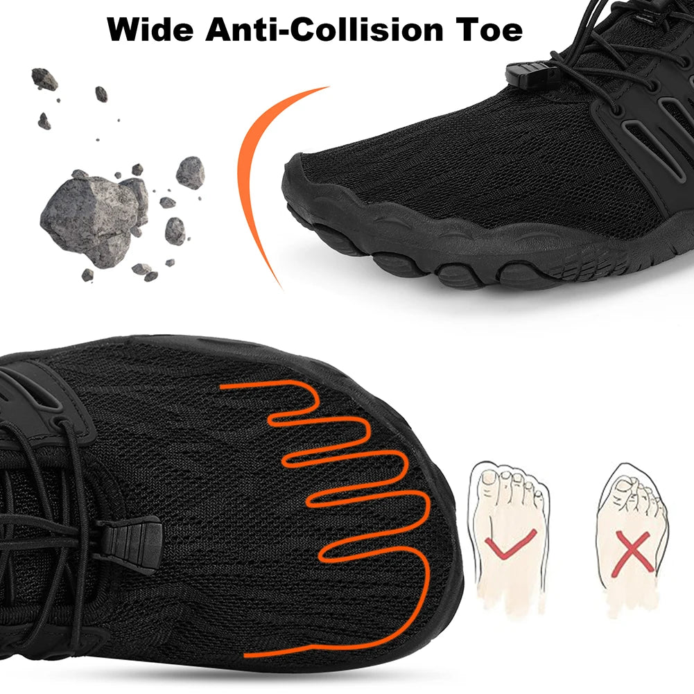 Unisex Water Shoes Lightweight Aqua Shoes Non Slip Barefoot Beach Shoes Quick Drying Casual Swimming Shoes for Water Sports