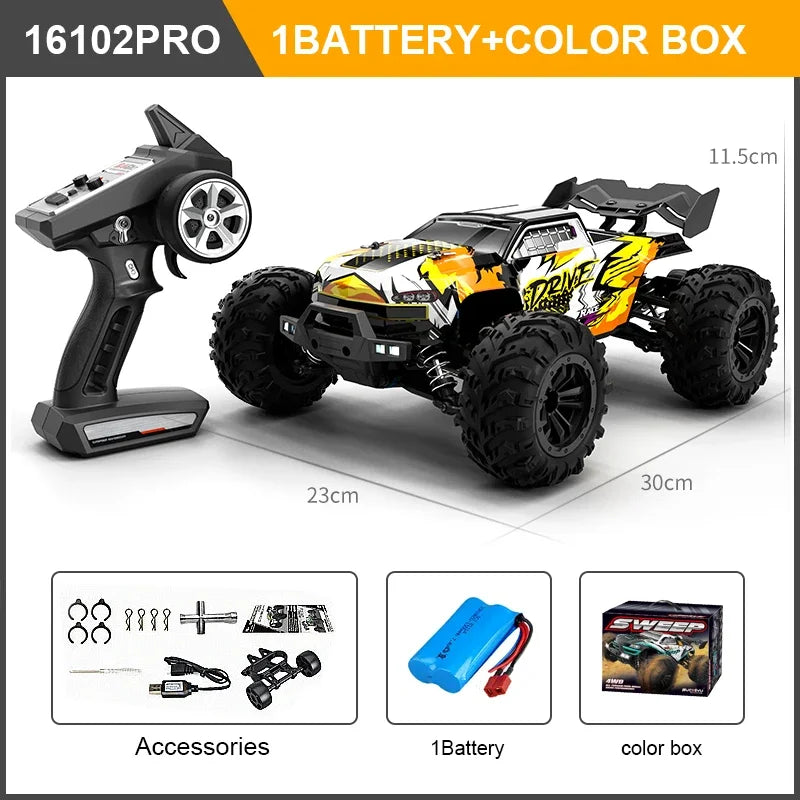 WDSZKMYFCE High Speed 4WD Brushless RC Car Off Road Truck