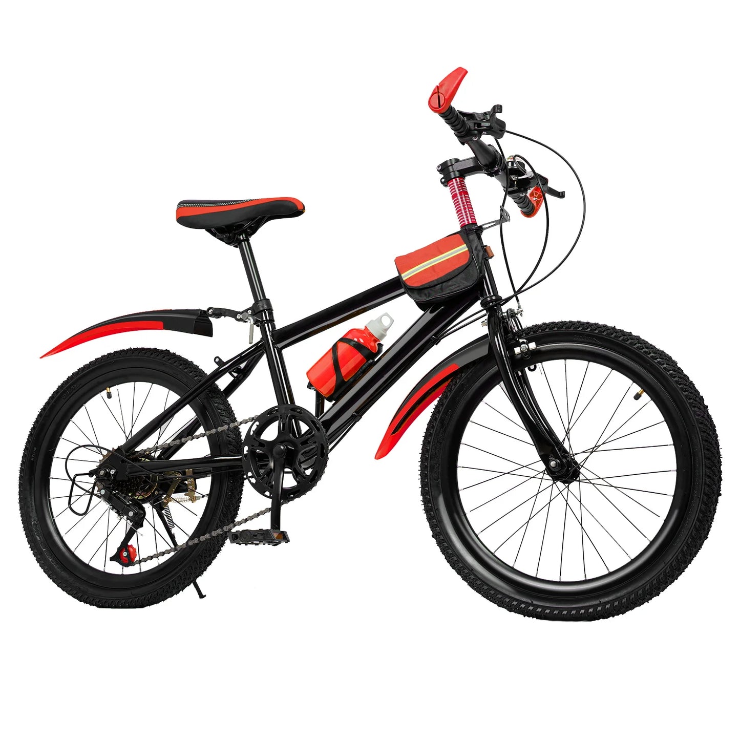 20In 7 Speeds Mountain Bike Adjustable Height Kids Bicycle for Boys, Girls Suit for 130-150cm