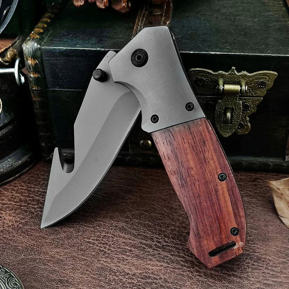 DIY Supplies Wilderness Survival Folding Pocket Knife for Camping