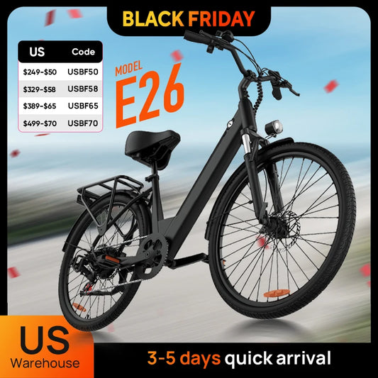 URLIFE E26 750W Electric Bike With Removable Battery