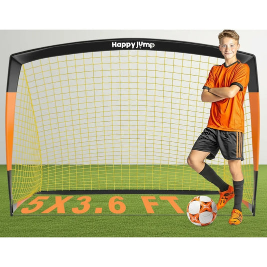Foldable Soccer Goal Portable Backyard Training Net for Kids
