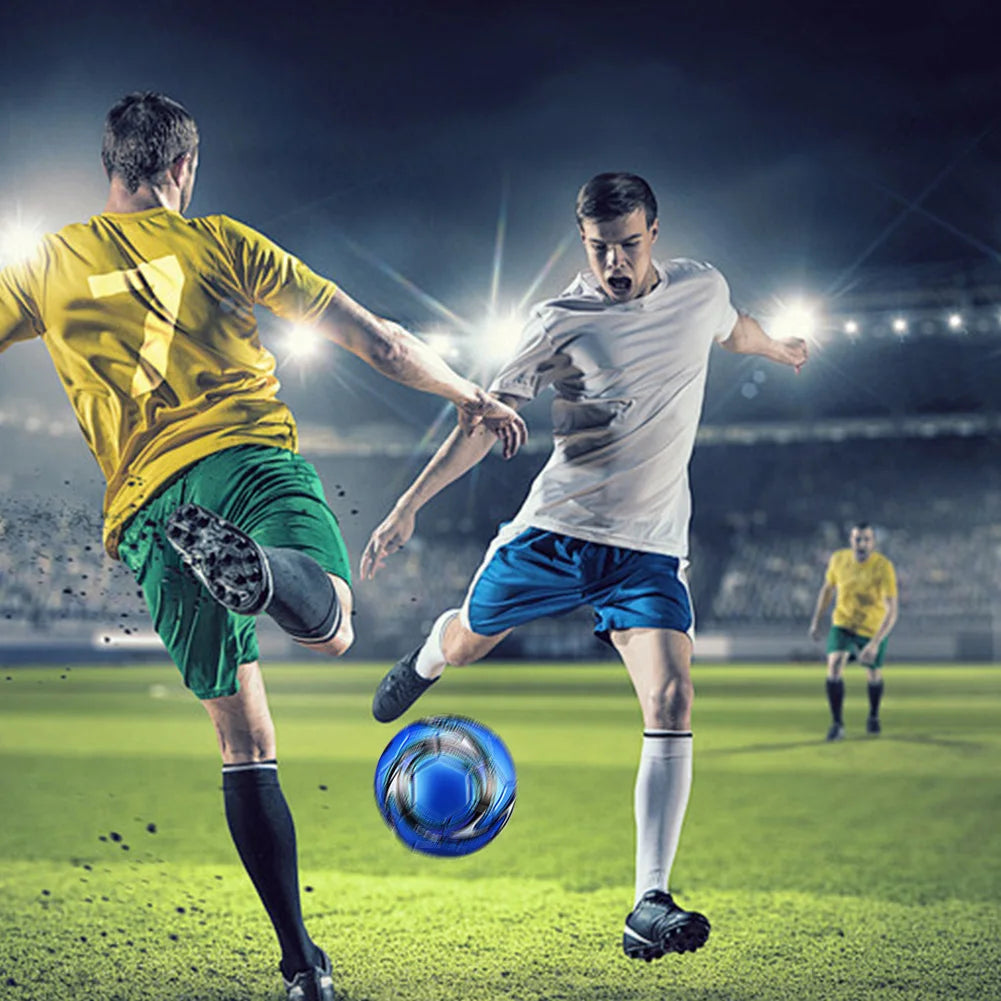 Size 5 Machine Stitched Football Waterproof Seamless Soccer Ball PVC Inflatable Sports Ball for Sports Match Game