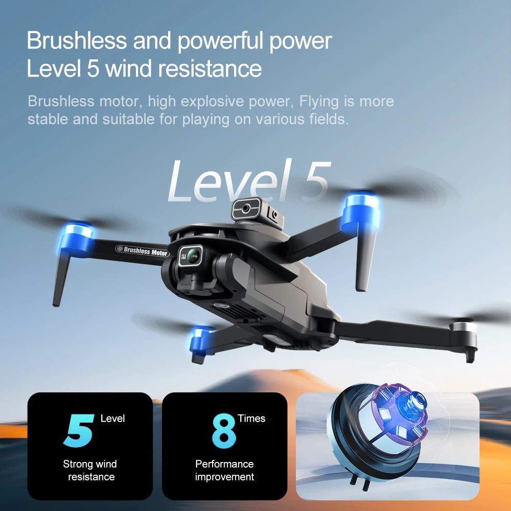 V168 Max Mini Drone With 1080p HD Dual Cameras And 5G WiFi FPV Remote Control