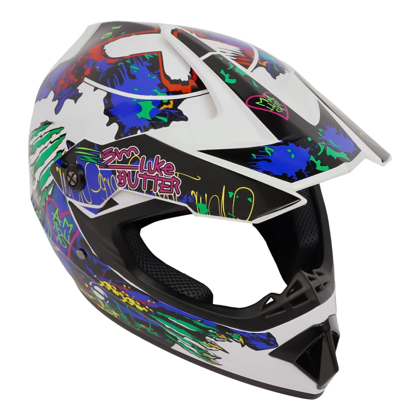 Helmet Set, Helmet Set with Goggles and Gloves, Motorcycle Off-Road Helmet Set