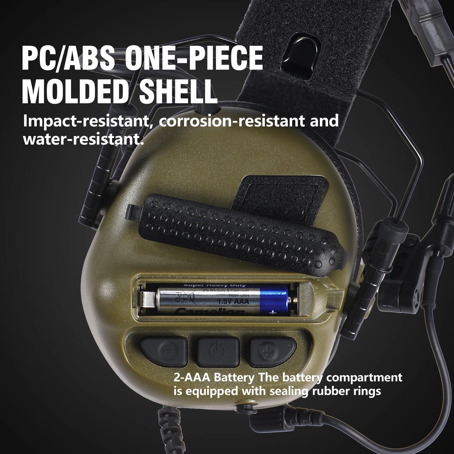 ARM NEXT F10 Tactical Electronic Shooting Earmuffs For Hearing Protection