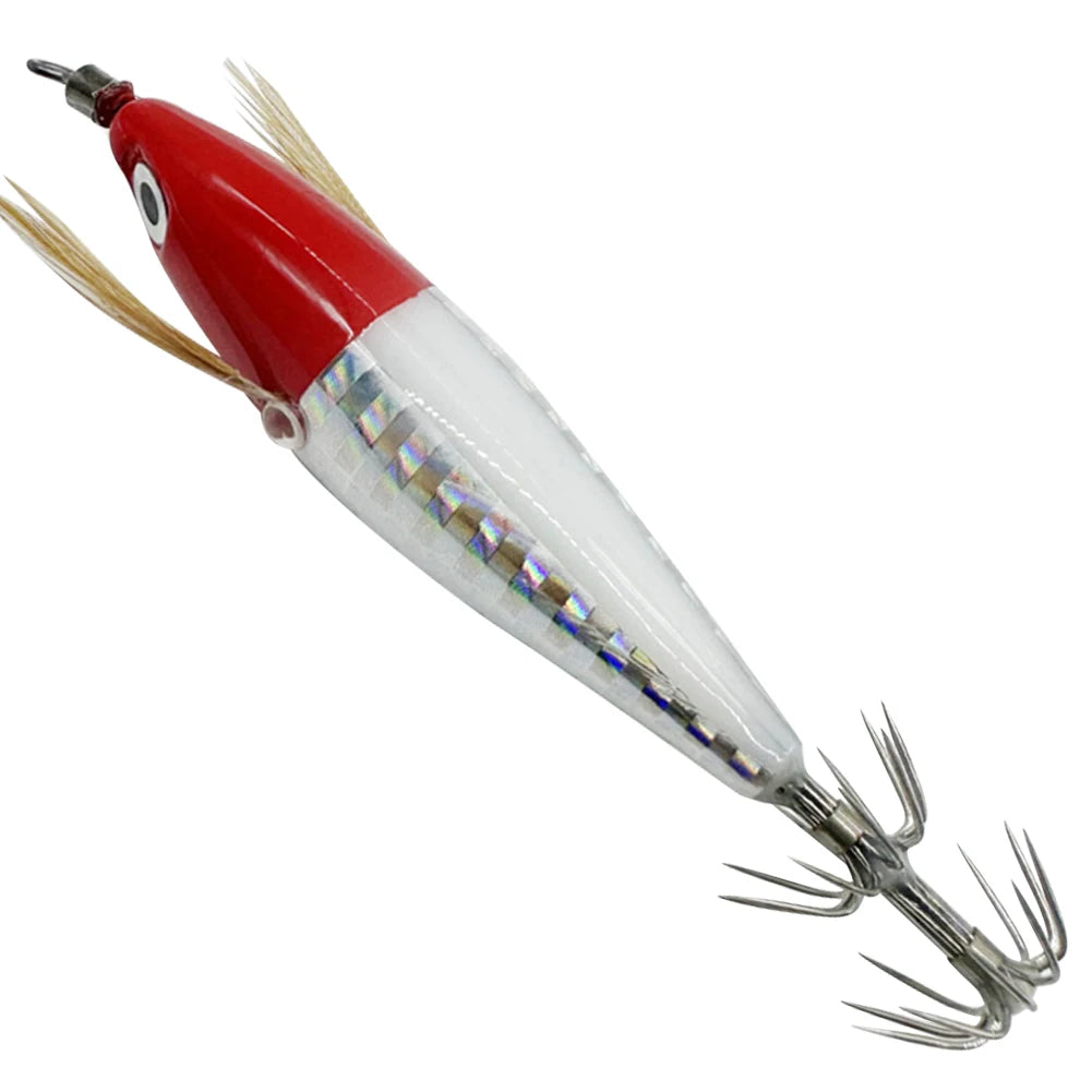 Eelhoe Luminous Fishing Bait Squid Jig Lure For Saltwater Fishing