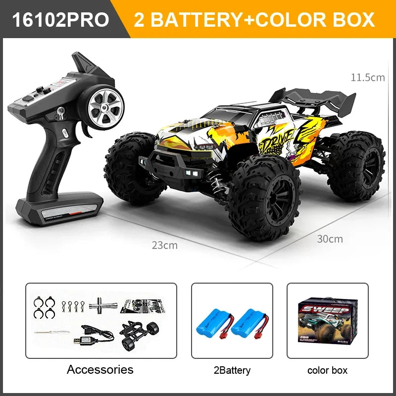 WDSZKMYFCE High Speed 4WD Brushless RC Car Off Road Truck