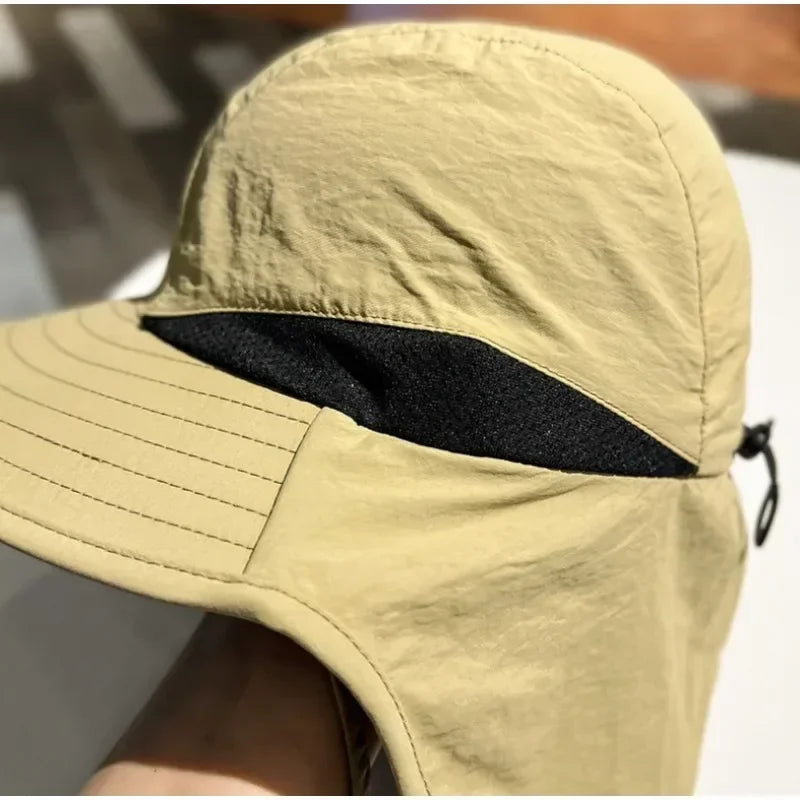 Anti UV Sun Protection Outdoor Fisherman Hat Quick Dry Unisex