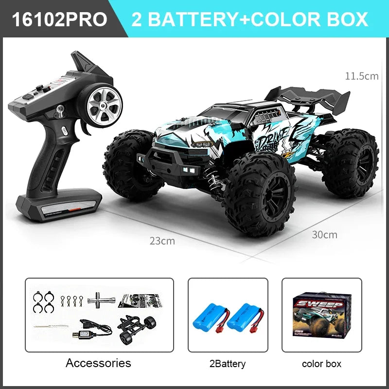 WDSZKMYFCE High Speed 4WD Brushless RC Car Off Road Truck