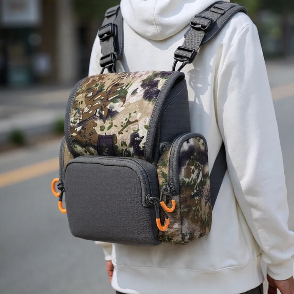 Binocular Harness Chest Pack With Rangefinder Pouch For Hunting