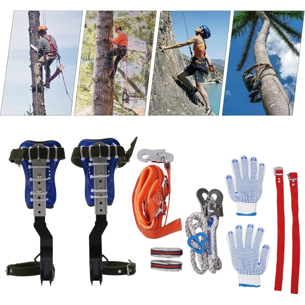 Hign-concerned Tree Climbing Spikes With Safety Guard 330lbs