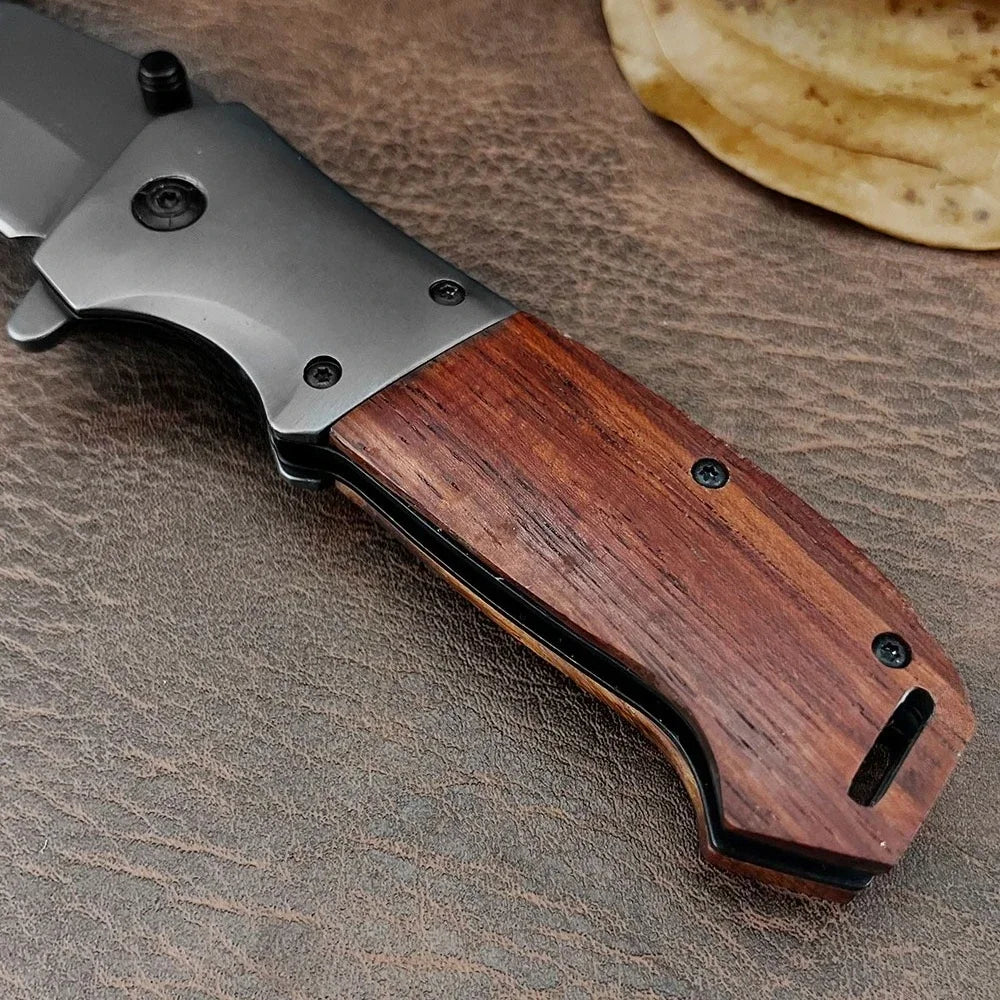 DIY Supplies Wilderness Survival Folding Pocket Knife for Camping