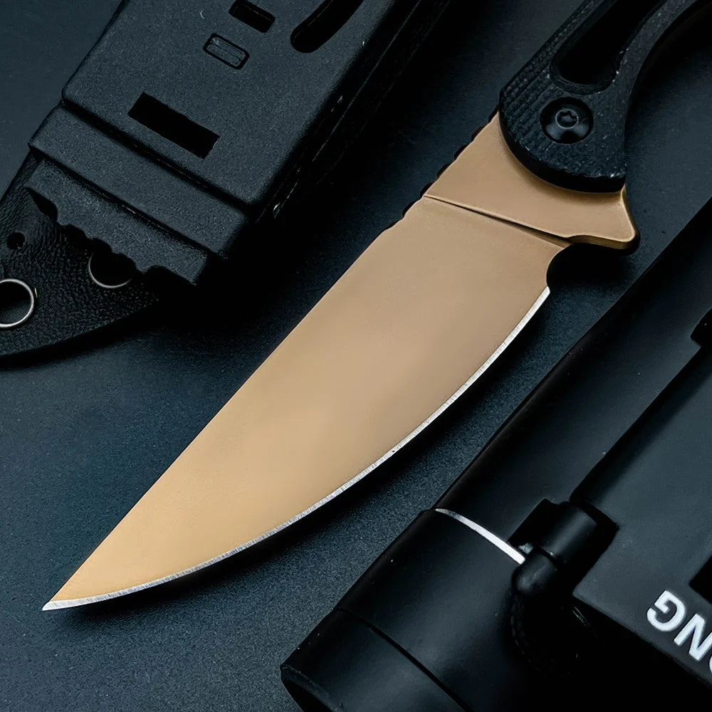 DIY Supplies Tactical Survival Rescue EDC Knife With G10 Handle