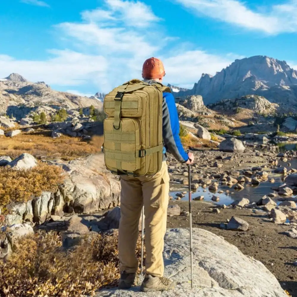 Military Tactical Backpack Molle Rucksack Bug Out Bag For Survival