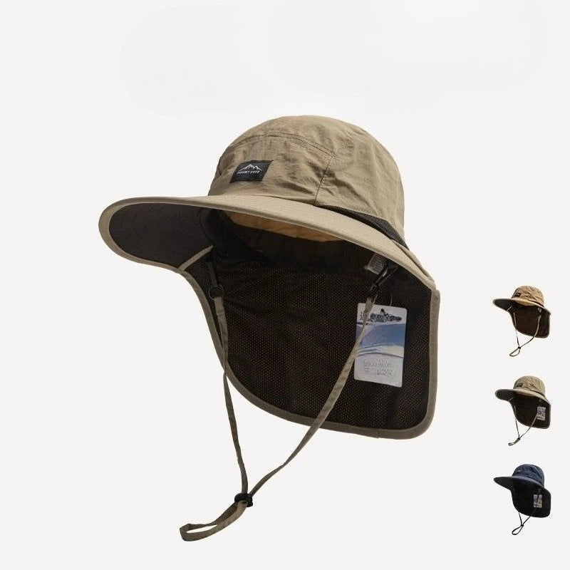 Anti UV Sun Protection Outdoor Fisherman Hat Quick Dry Unisex