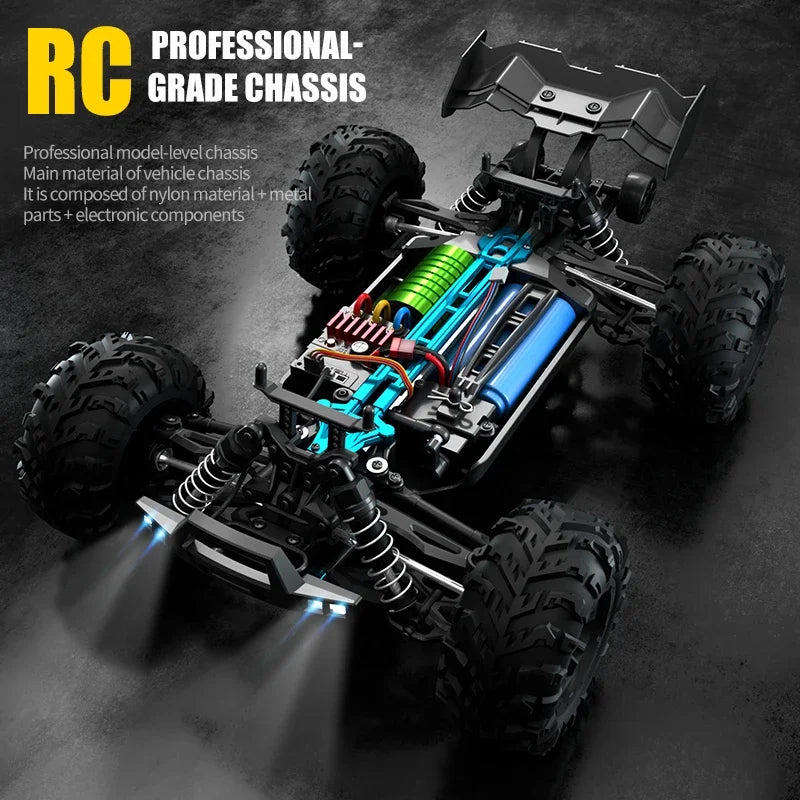 WDSZKMYFCE High Speed 4WD Brushless RC Car Off Road Truck