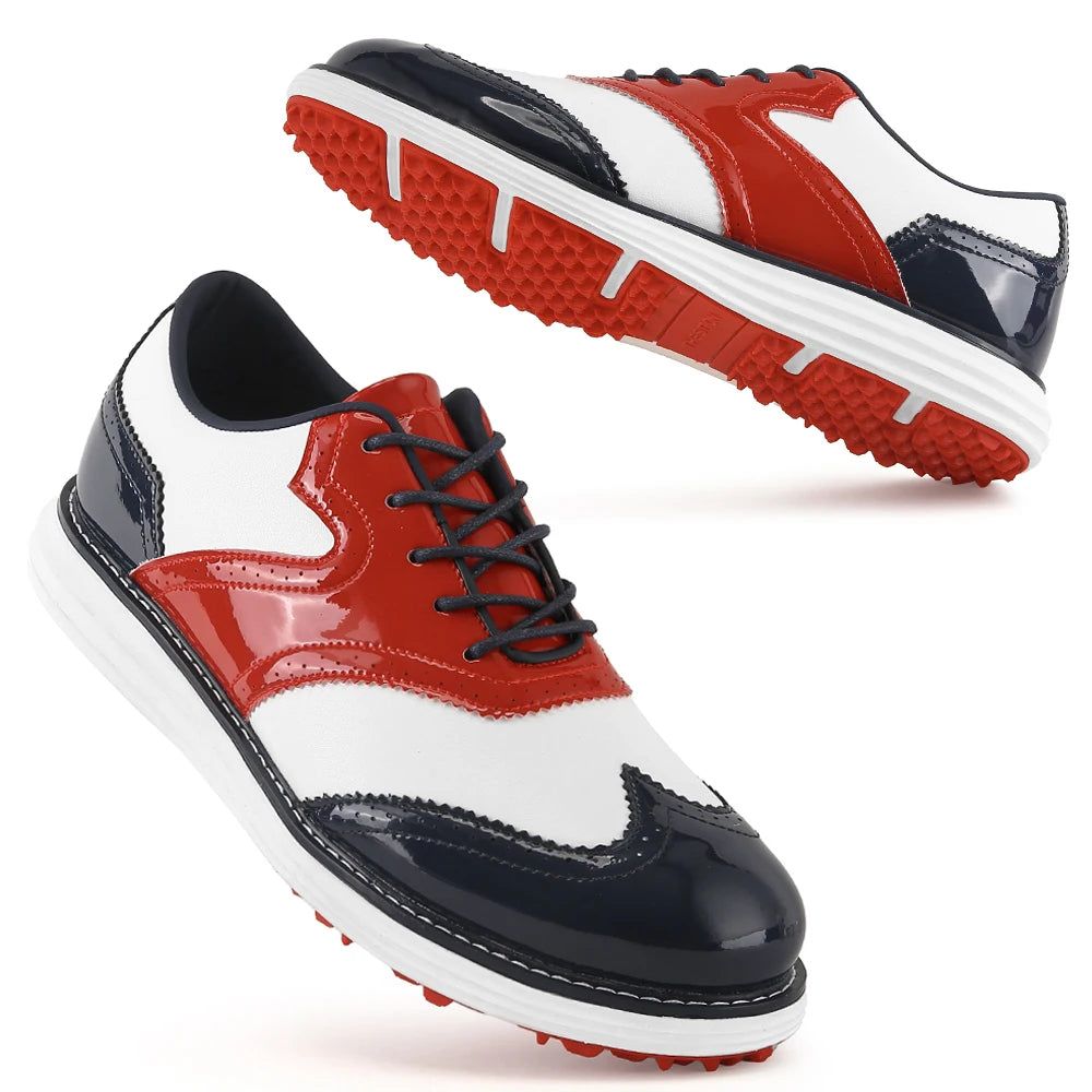 LenoxCN Men Golf Shoes Pro Sneakers Outdoor Footwear
