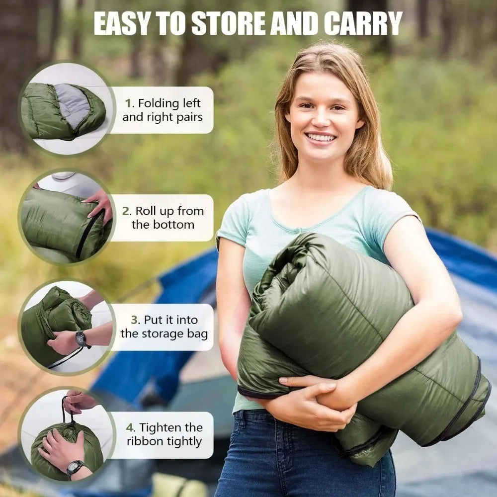 CN Zhejiang Polyester All Season Portable Waterproof Sleeping Bag