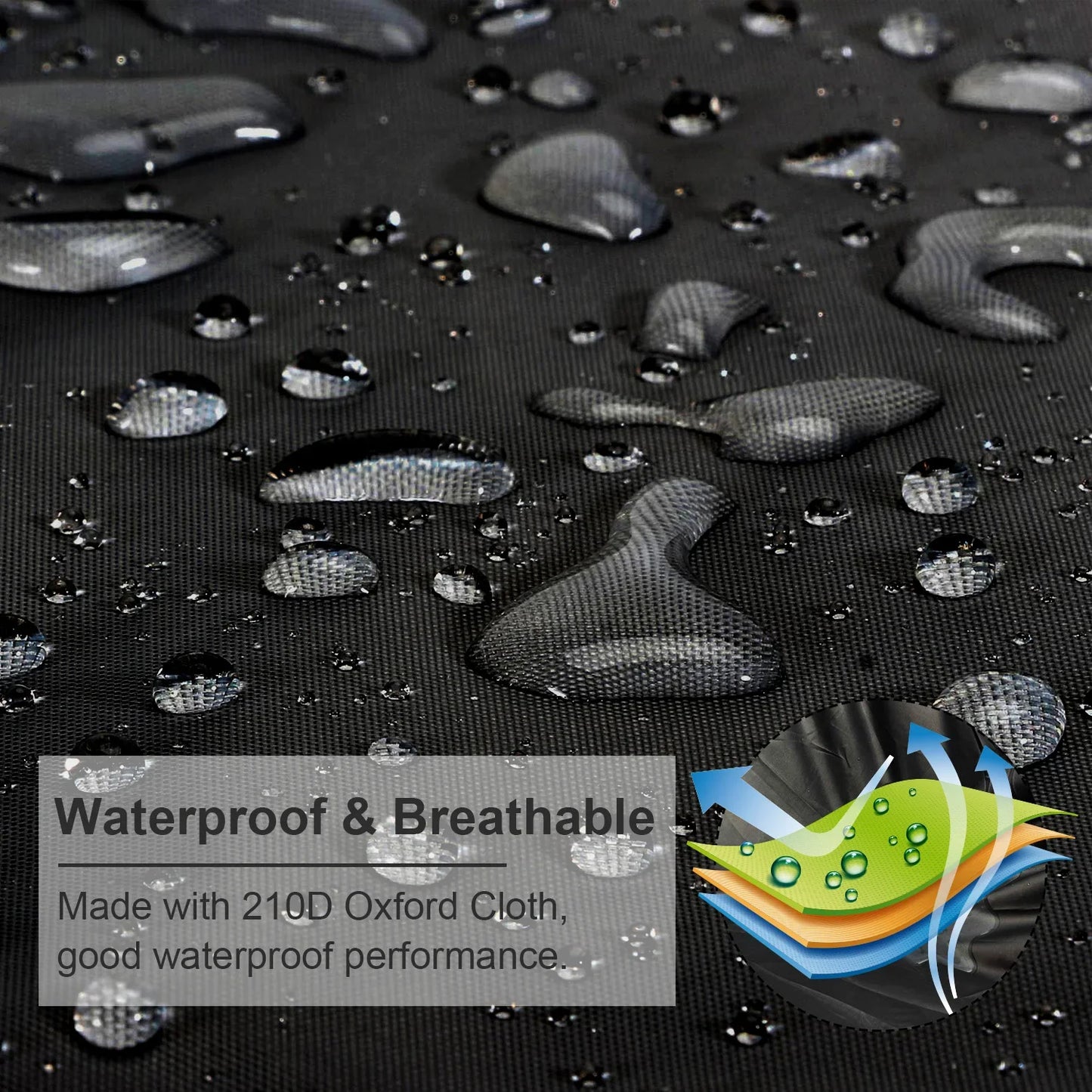 210D Trailerable Boat Cover Rain Waterproof Sunproof Snowproof All-whether Fishing Ski Bass Speedboat V-Shape Boat Cover 20-22ft