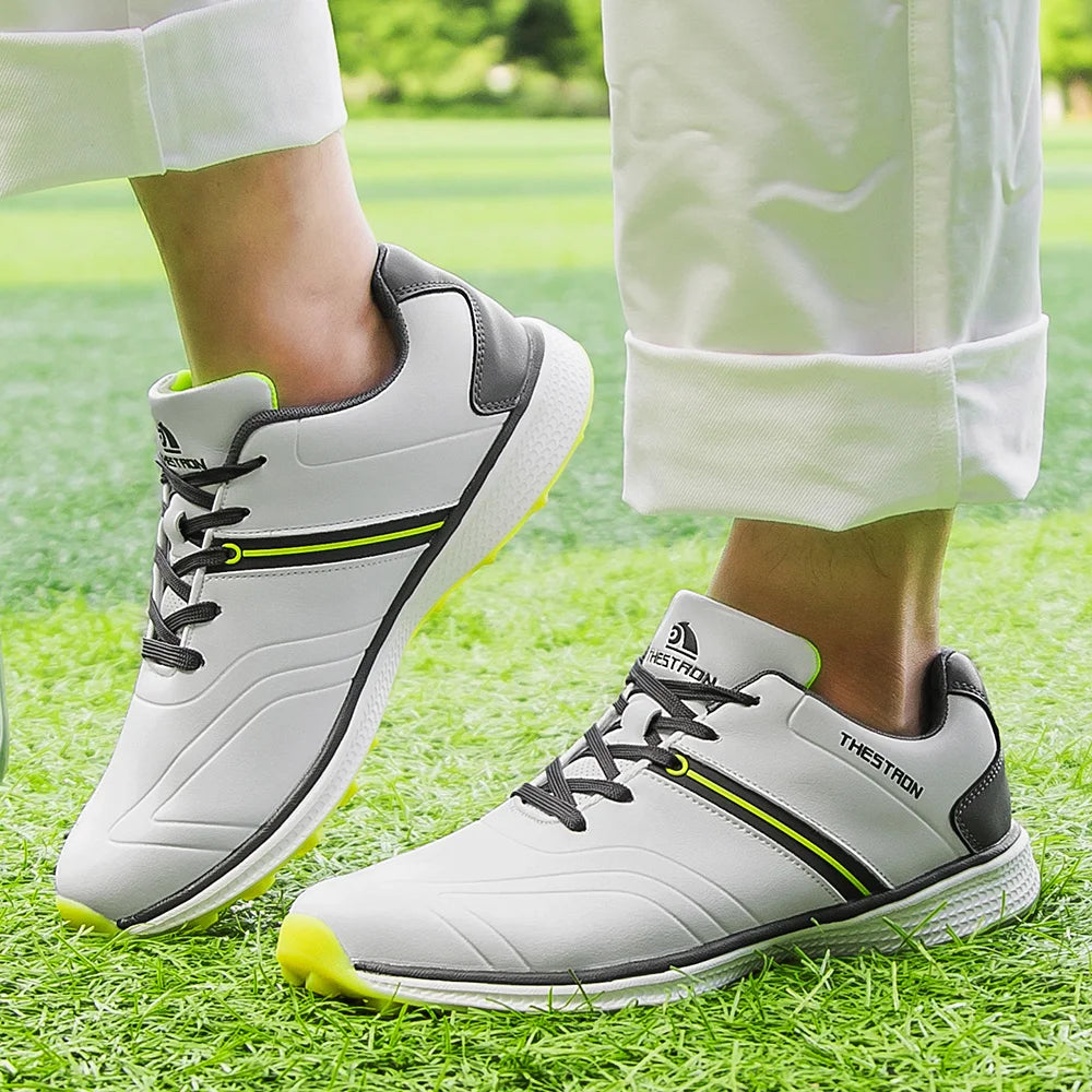 Men Luxury Golf Shoes Light Weight Golf Sneakers Outdoor Walking Footwears