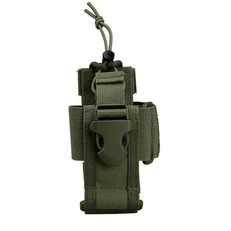 Nylon Molle Walkie Talkie Pouch Radio Holder Waist Pack
