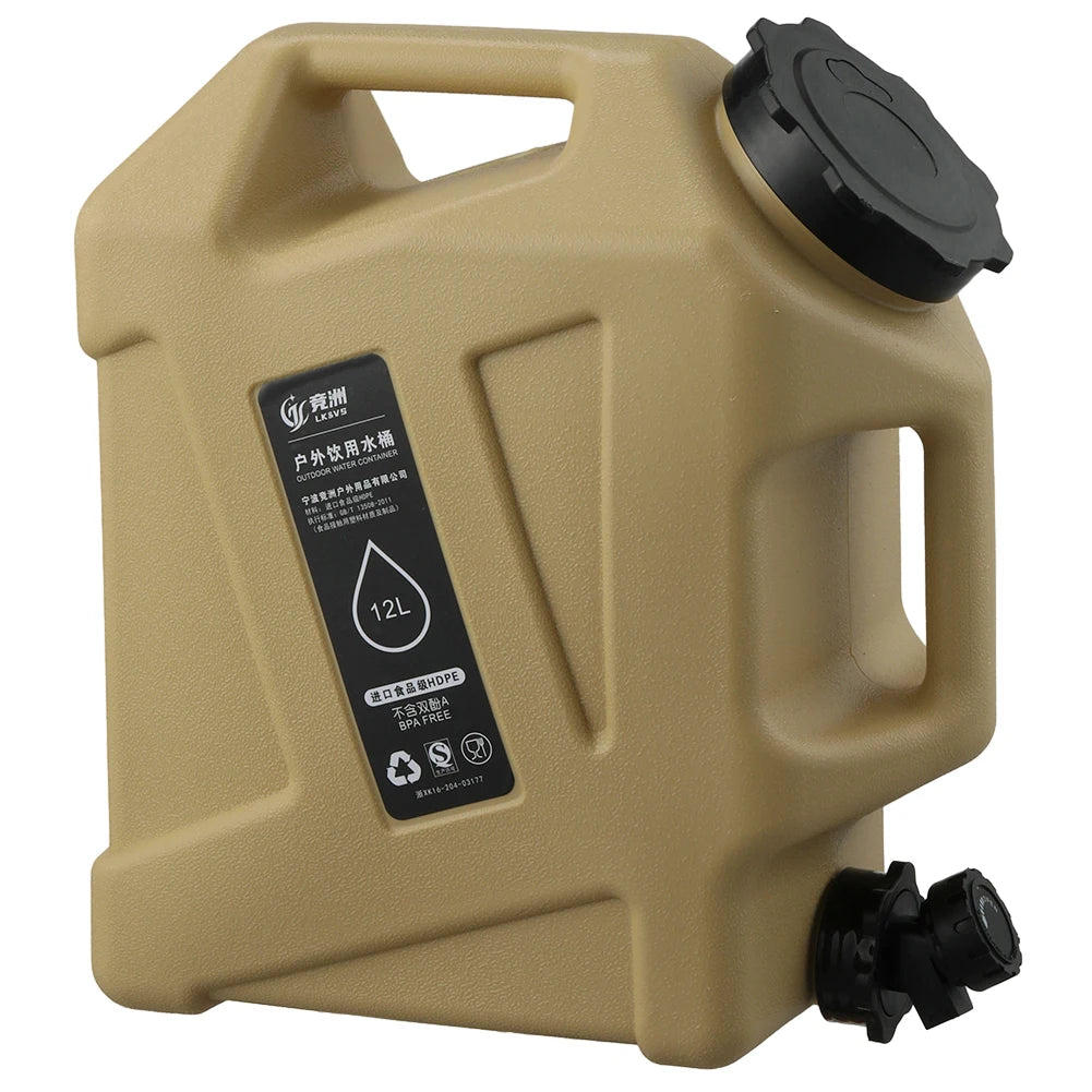 Camping Water Container No Leakage BPA Free Water Tank for Hiking