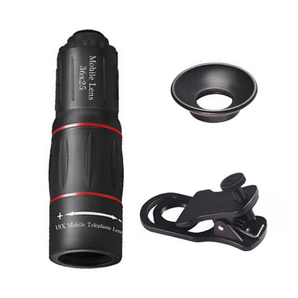 Shunmaii Clip On Phone Telephoto Lens For Smartphone Zoom