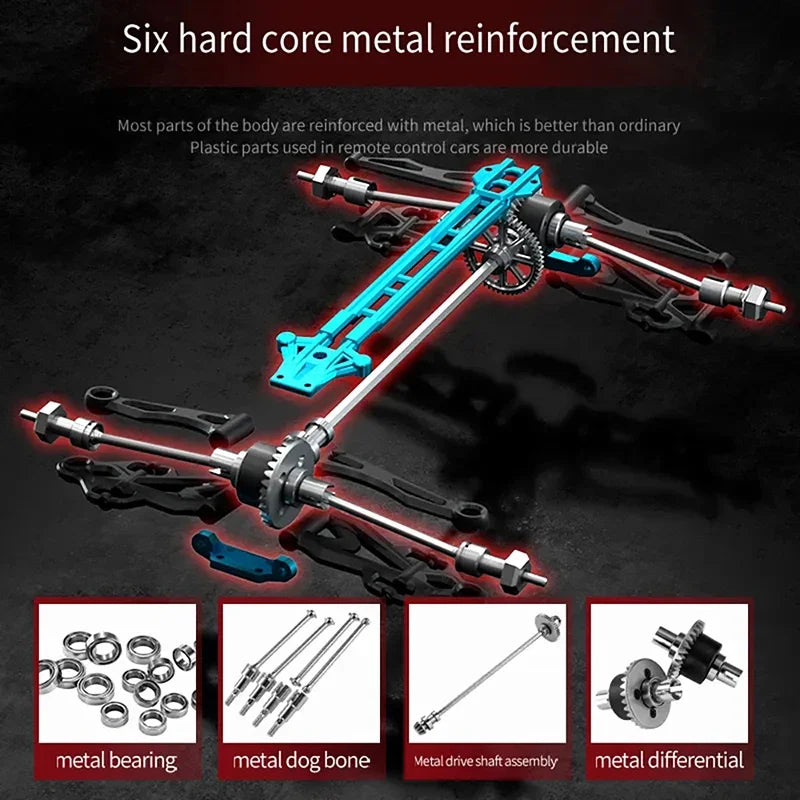 WDSZKMYFCE High Speed 4WD Brushless RC Car Off Road Truck