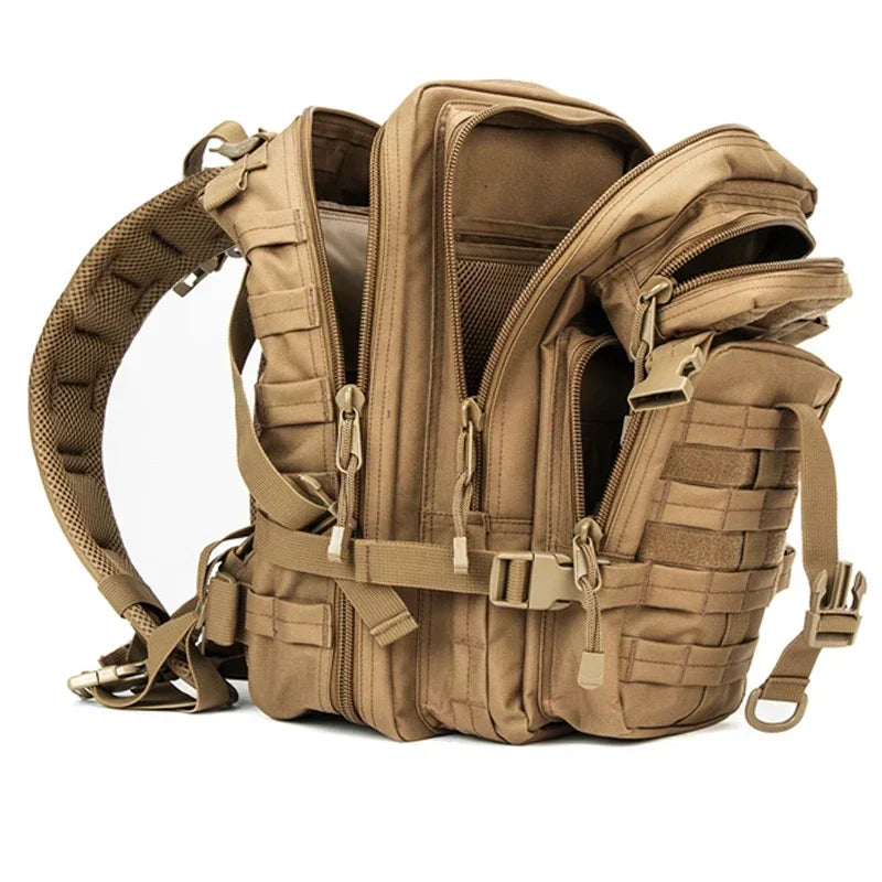 LQARMY Molle Tactical Backpack Rucksack For Hiking Camping Travel