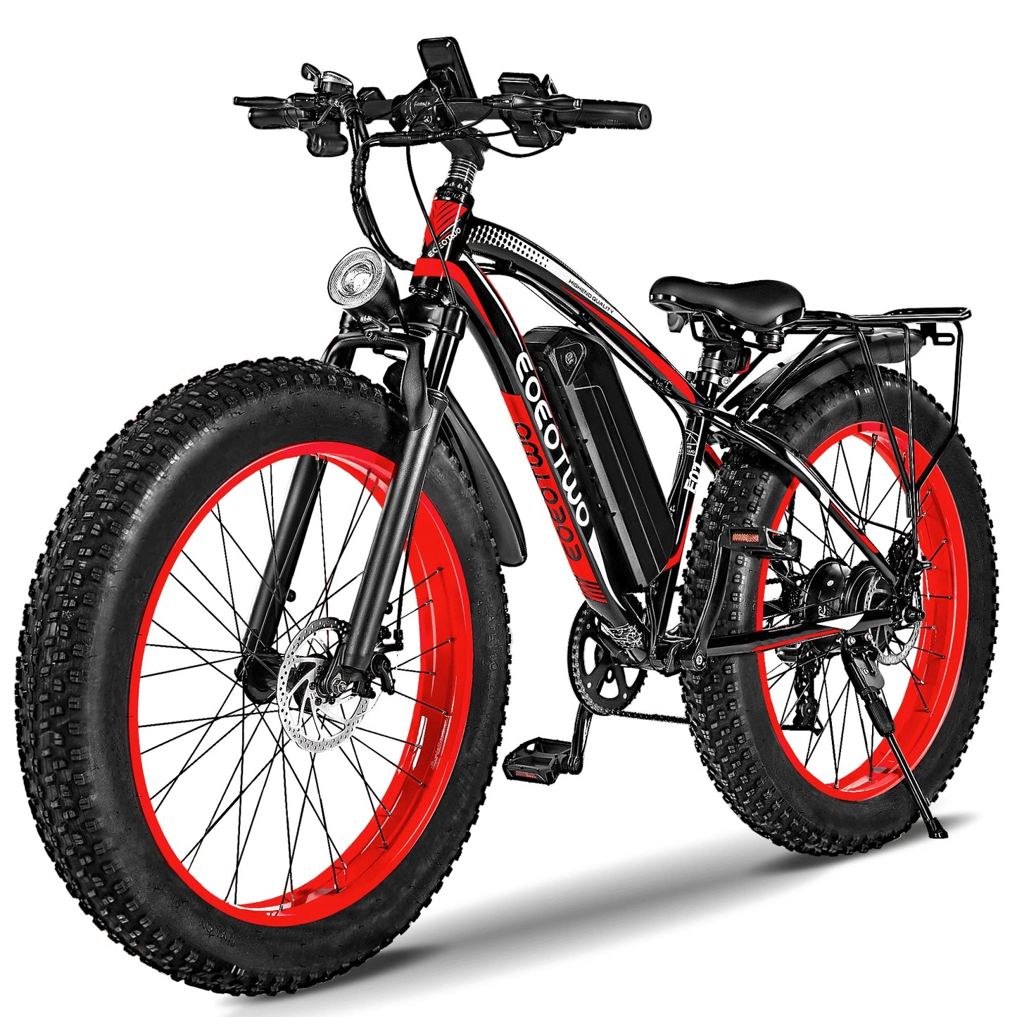 EOEOTWO E01 Electric Fat Tire Ebike 34 MPH For Adults