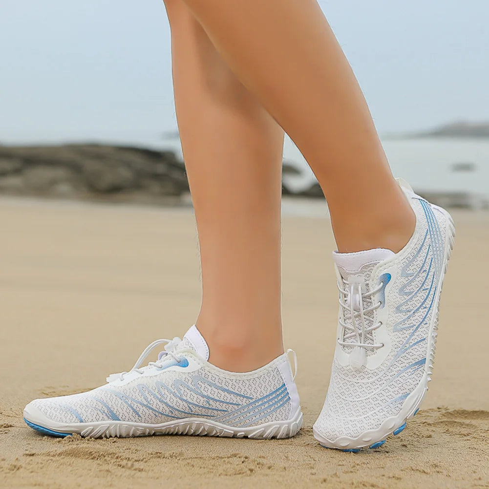 Grounding Shoes with Copper Conductive Grounded Shoes Quick-Dry Breathable Aqua Shoes Flexible Unisex Water Shoes for Men Women