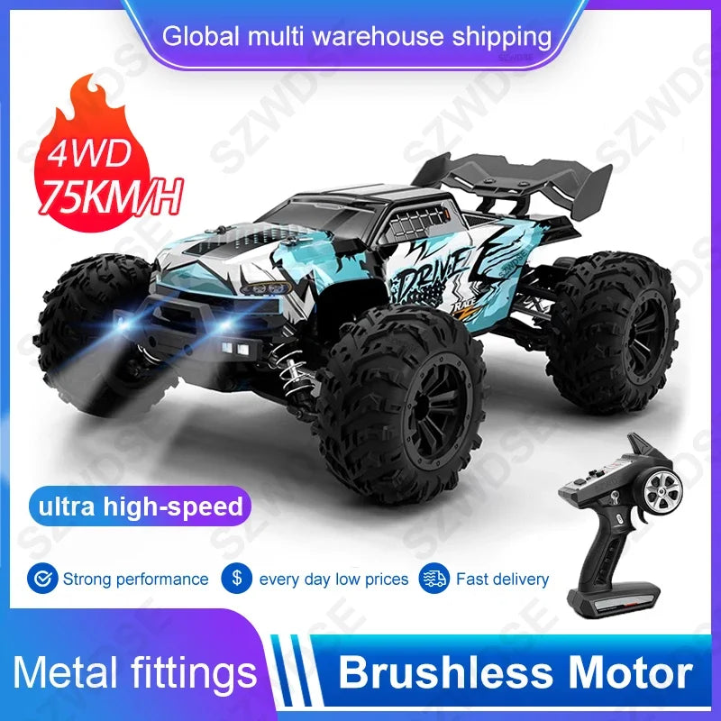 WDSZKMYFCE High Speed 4WD Brushless RC Car Off Road Truck